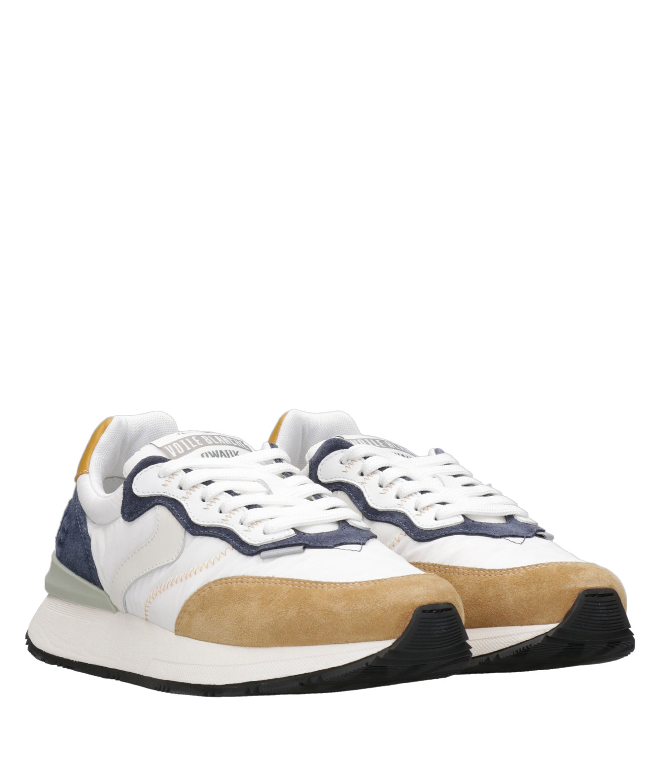 Voile Blanche | Sneakers Qwark Wasy Man Caramel White and Indigo