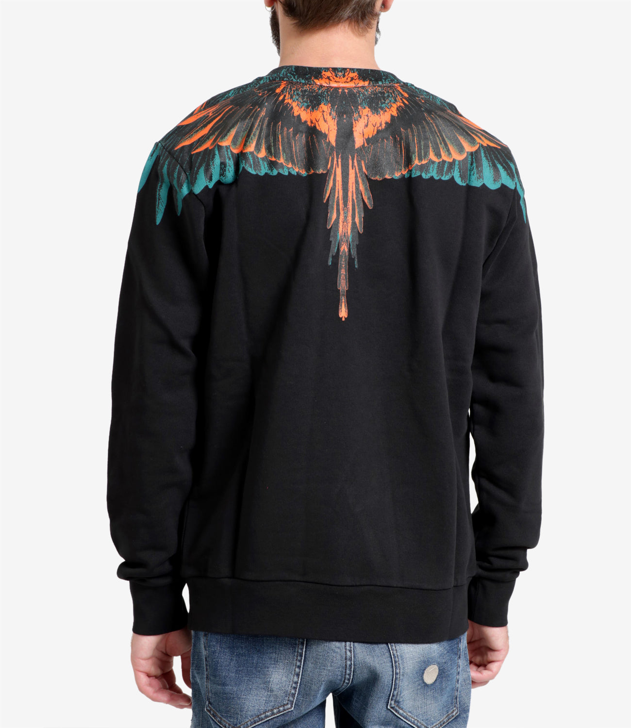 Marcelo Burlon | Black and Orange Sweatshirt