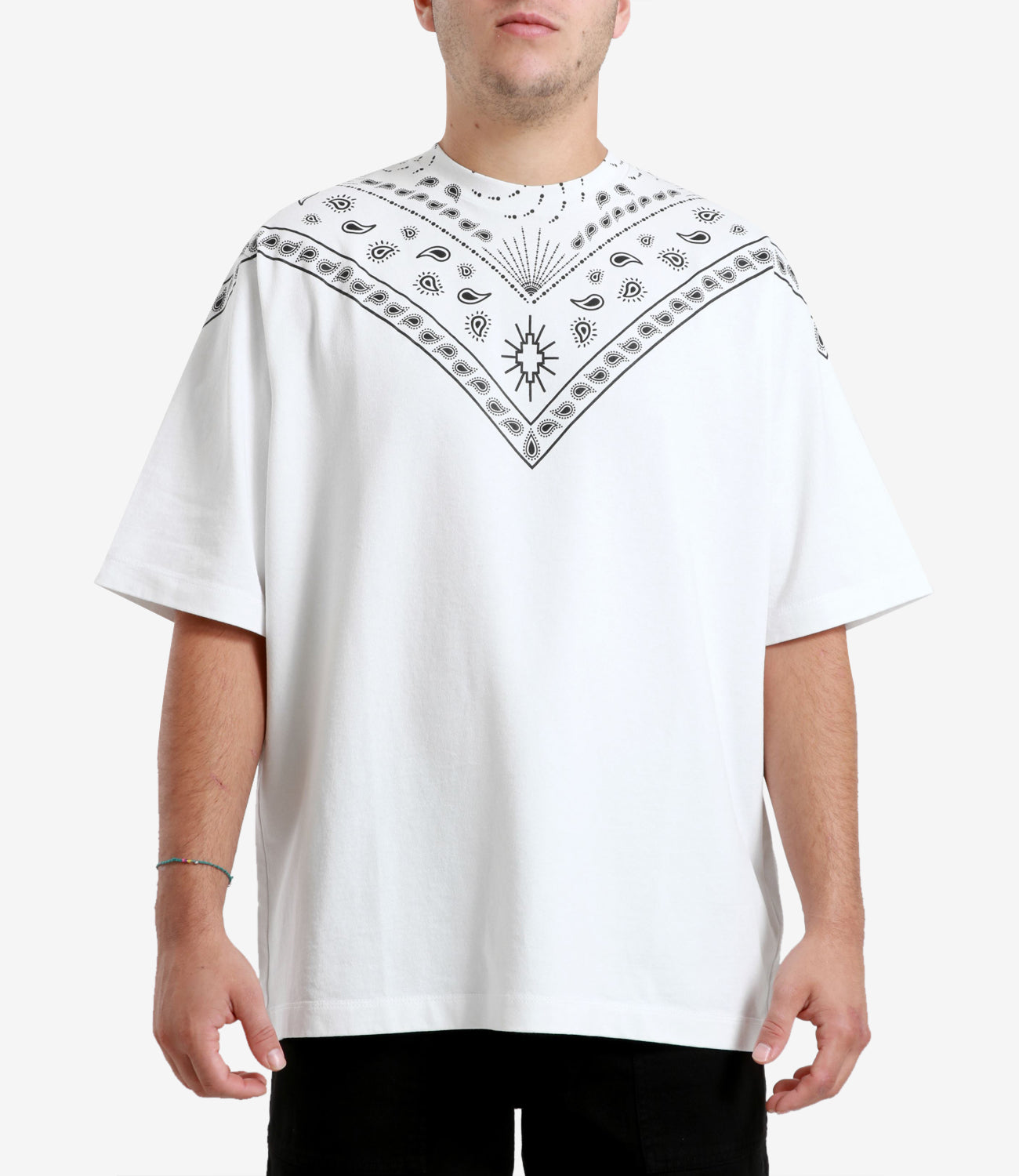 T shirt marcelo clearance burlon bianca e nera