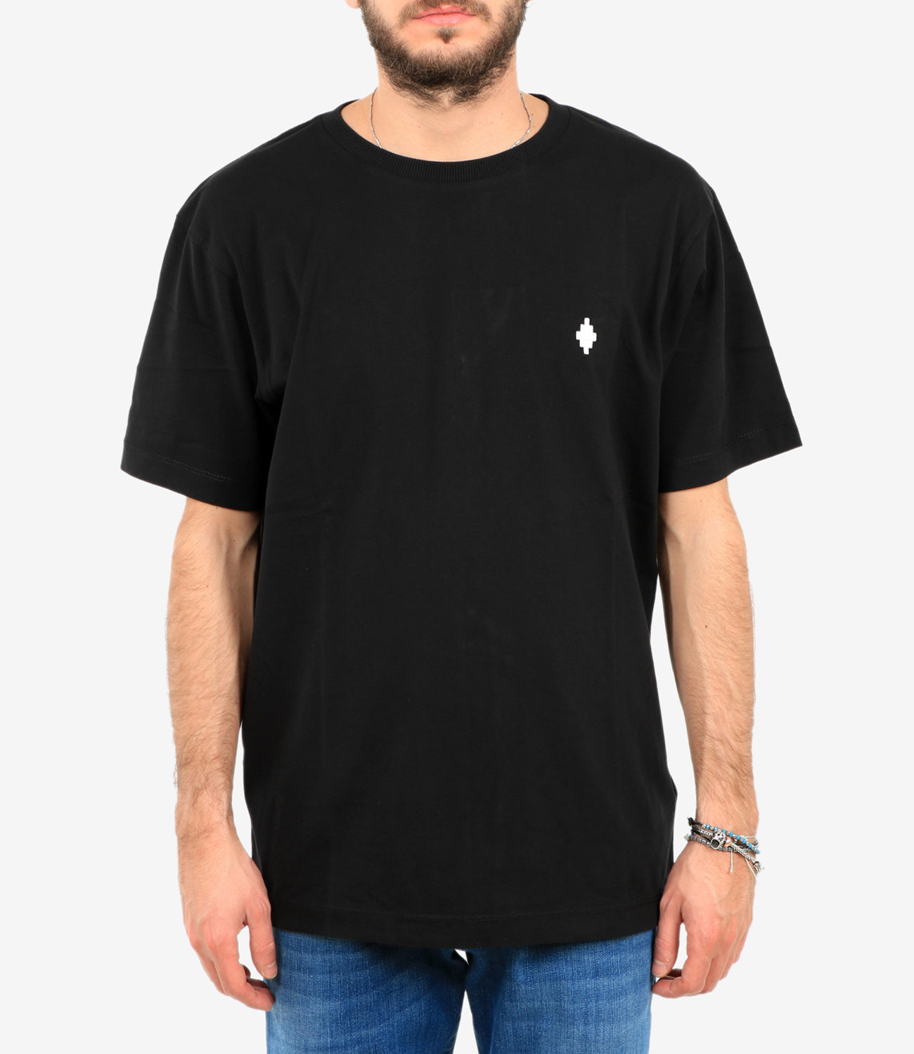 Black T-Shirt with White Logo